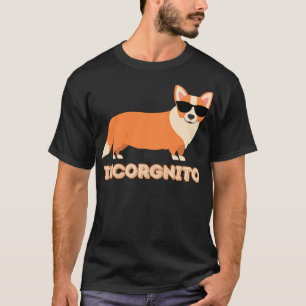 T-shirt Amoureux des chiens Funny Incorgnito Corgi
