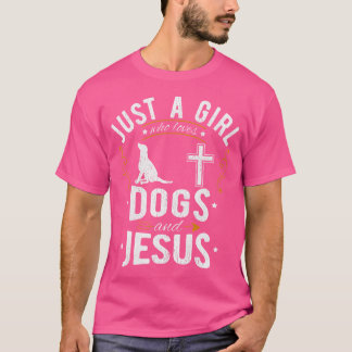 T-shirt Amoureux des chiens Juste Une Fille Qui Aime Les C