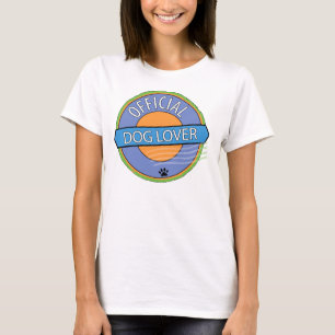 T-shirt Amoureux des chiens officiel