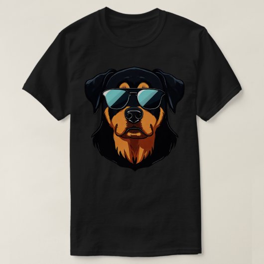 T-shirt Amoureux des chiens Rottweiler (Design devant)