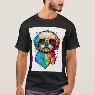 T-shirt Amoureux des chiens tendance - Parfait pou