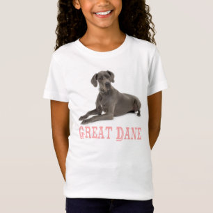 T-Shirt Amoureux des grandes filles de Chien à Chien à Chi