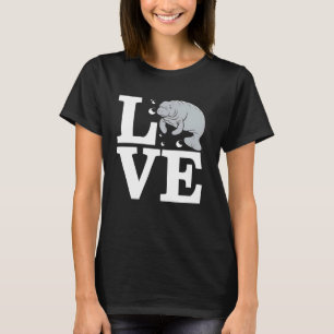 T-shirt Amoureux des lamantins Floride Vache marine Vie ma