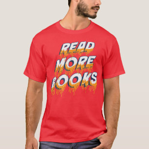 T-shirt Amoureux des livres lisent plus de livres Vêtement