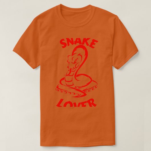T-shirt Amoureux des serpents (5) (Design devant)