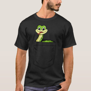 T-shirt Amoureux des Serpents Mignon Drôle de Serpent en P