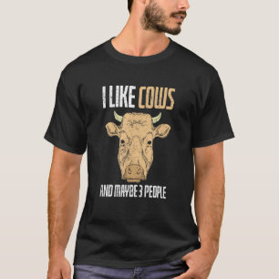 T-shirt Amoureux des vaches drôle agriculteur ferme animal
