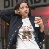 T-shirt Amoureux du café grizzly amusant