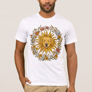 T-shirt Amoureux du chien Golden Sunshine