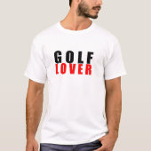 T-shirt Amoureux du golf (Devant)
