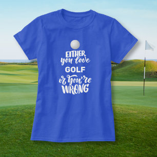 T-shirt Amoureux du golf, golfeur