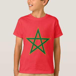 T-shirt Amoureux du Maroc Drapeau Marocain Football