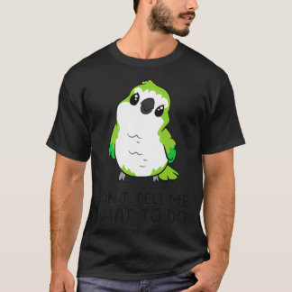 T-shirt Amoureux du perroquet Quaker Donx27t Dites-moi quo