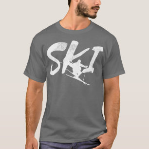 T-shirt Amoureux du ski Cool Ski Snow Winter Sports Ski