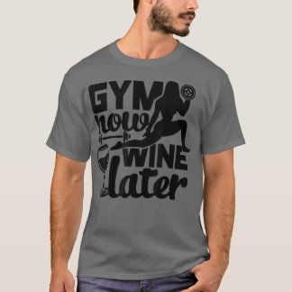 T-shirt Amoureux du vin de gymnase Drôle Tee pour Motivati