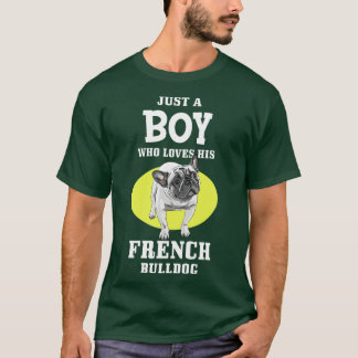 T-shirt Amoureux Français de Bulldog Cadeau Chien Français