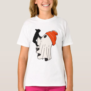 T-shirt Amoureux mignon fantôme Bouledogue Français