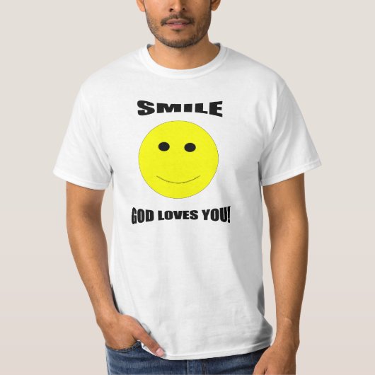 T-shirt Amours de Dieu de sourire vous chemise (Devant)