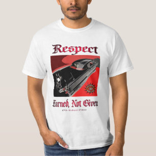 T-shirt &amp noir ; respect de l'impala OSE du rouge 58