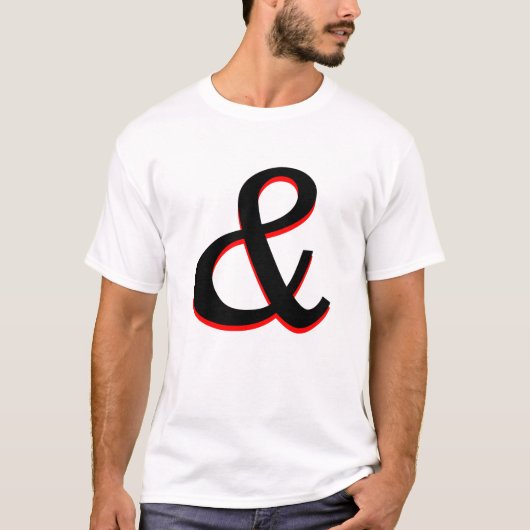 T-shirt Ampersand (&) (Devant)