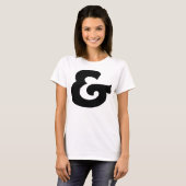 T-shirt Ampersand (Devant entier)