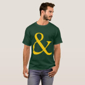 T-shirt Ampersand - Ambre (Devant entier)