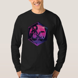 T-shirt Ampersand de donjons et dragons en dés 3D