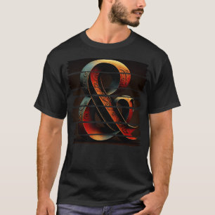 T-shirt Ampersand des années 1950