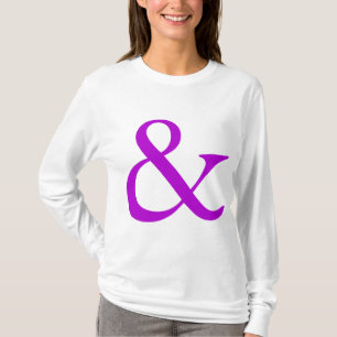 T-shirt Ampersand - Violet
