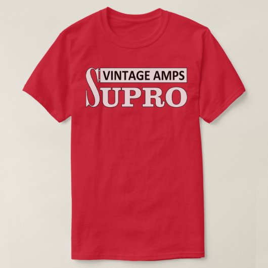 T-shirt Ampes vintages Supro (Design devant)