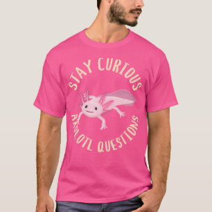 T-shirt Amphibie Kawaii Salamander Questions Axolotl