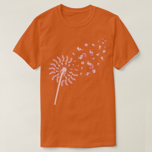 T-shirt Amphibien Dandelion Axolotl (Design devant)