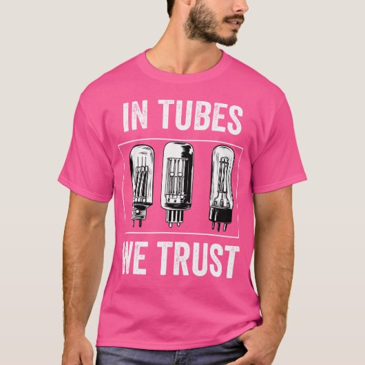 T-shirt Amplificateur à tube magnétique analogique Audio E (Devant)