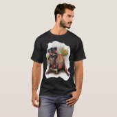 T-shirt Ampoule Black Pug (Devant entier)