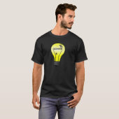 T-shirt Ampoule incandescente (Devant entier)