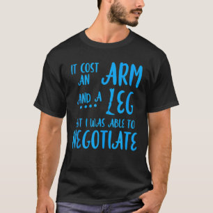 T-shirt Ampu Humour bras de jambe Drôle récupération