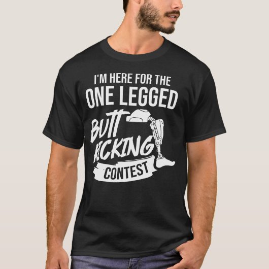 T-shirt Amputation de la jambe prothétique (Devant)