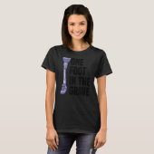 T-shirt Amputation de la jambe Support de la sonde en faut (Devant entier)