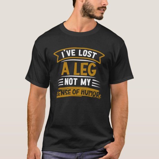 T-shirt Amputation de sensibilisation à la jambe en fauteu (Devant)