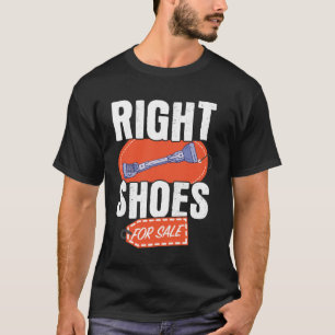 T-shirt Amputation Prosthétique Jambes Chaussures Vintages
