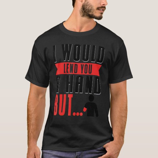 T-shirt Amputé de la main 1 (Devant)