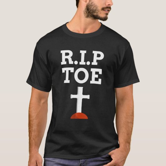 T-shirt Amputee cadeau Toe Amputee R I P Toe T Shirt (Devant)