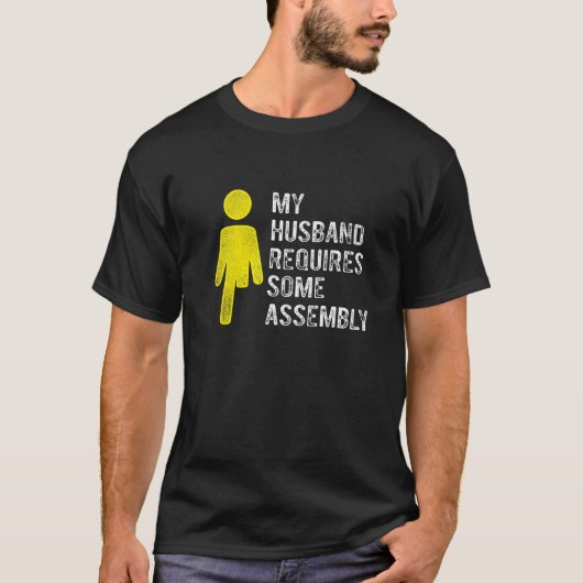 T-shirt Amputee Humor Husband Assembly Leg Arm Recovery (Devant)