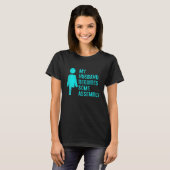 T-shirt Amputee Humor Husband Assembly Leg Arm Recovery 1 (Devant entier)