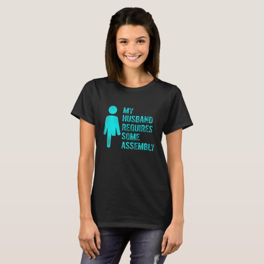 T-shirt Amputee Humor Husband Assembly Leg Arm Recovery 1 (Devant entier)