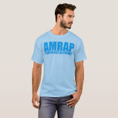 T-shirt AMRAP Humour WOD autant que possible (Devant entier)