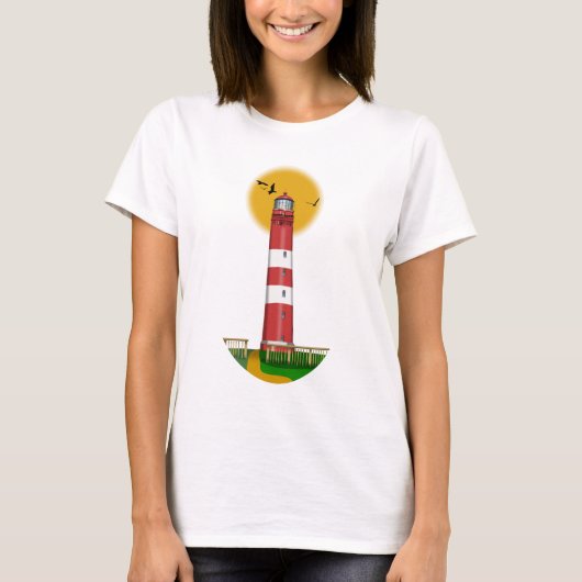 T-shirt Amrum Lighthouse Allemagne (Devant)