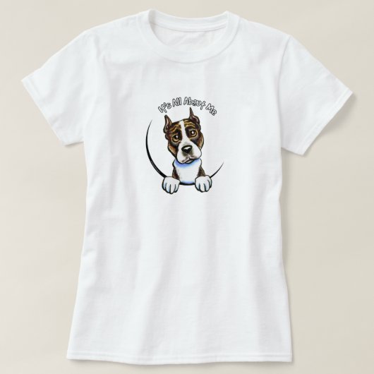 T-shirt AmStaff Brindle IAAM (Design devant)