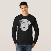 T-shirt Amstaff Face Amstaff Pit Funny (Devant entier)