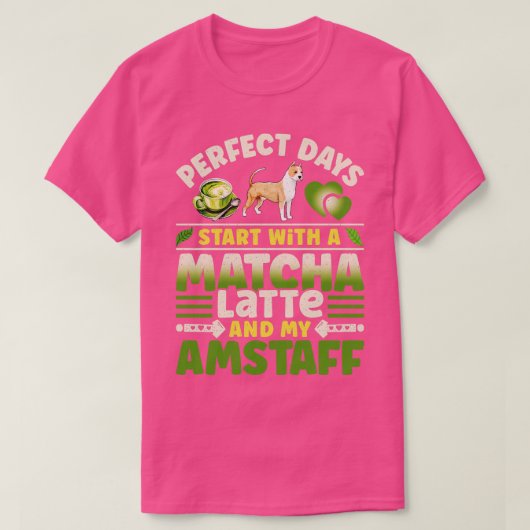 T-shirt AmStaff Matcha Latte (Design devant)